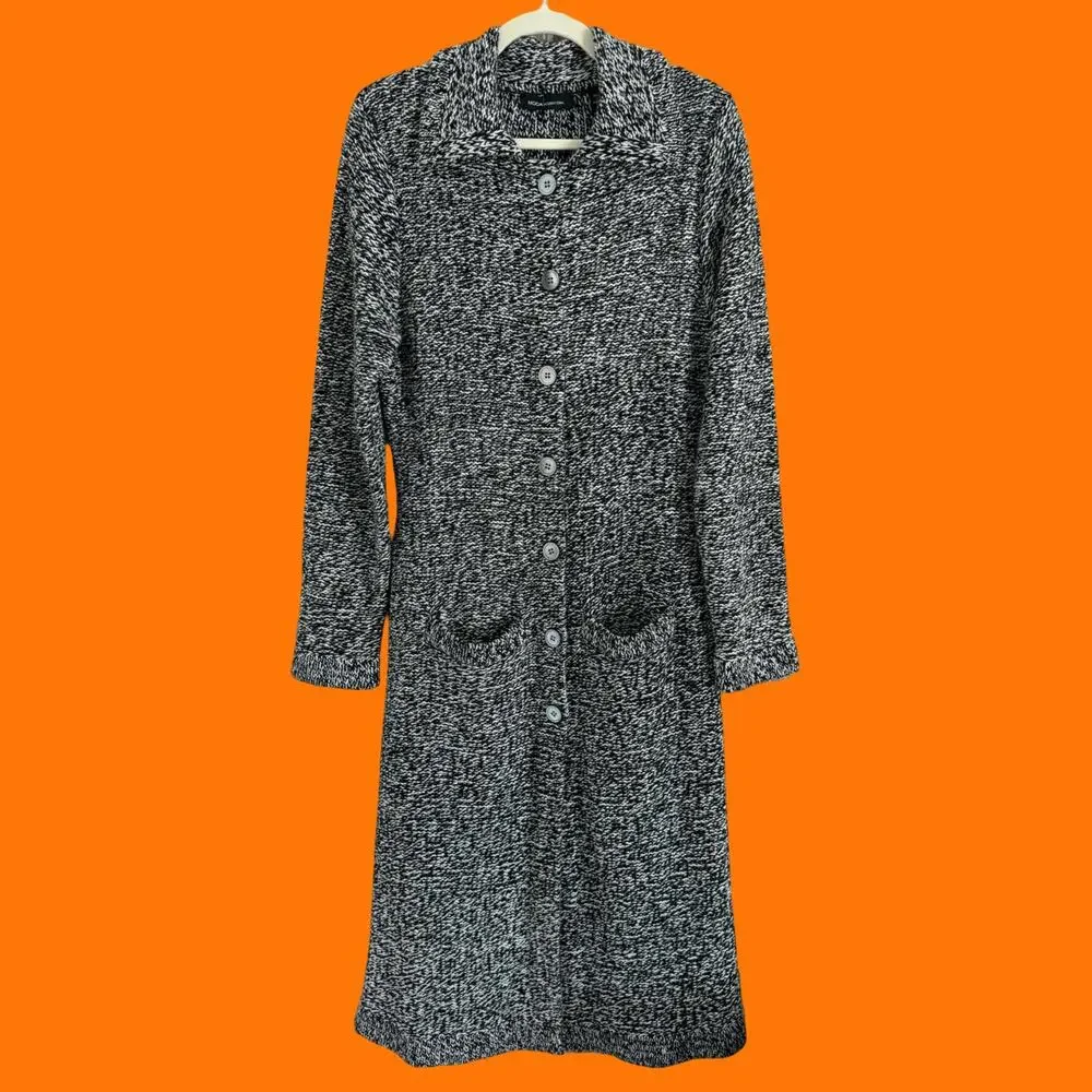 90's 00's vintage knit wool blend y2k duster cardigan MEDIUM moda international